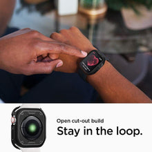 Заредете изображение във визуализатора на галерията – SPIGEN RUGGED ARMOR APPLE WATCH 4/5/6 / SE (40MM) BLACK - TopMag

