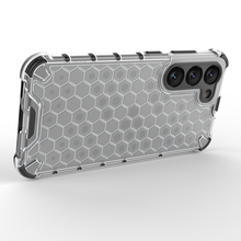 Заредете изображение във визуализатора на галерията – Honeycomb case for Samsung Galaxy S23 armored hybrid cover blue
