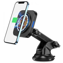 Заредете изображение във визуализатора на галерията – ESR Halolock magnetic wireless MagSafe charger car dashboard black (18048-0) - TopMag
