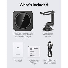 Заредете изображение във визуализатора на галерията – ESR Halolock magnetic wireless MagSafe charger car dashboard black (18048-0) - TopMag
