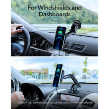 Заредете изображение във визуализатора на галерията – ESR Halolock magnetic wireless MagSafe charger car dashboard black (18048-0) - TopMag
