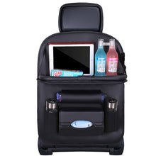 Заредете изображение във визуализатора на галерията – Car organizer for the seat foldable shelf mini car table black - TopMag
