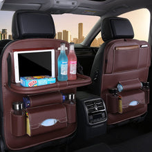 Заредете изображение във визуализатора на галерията – Car organizer for the seat foldable shelf mini car table black - TopMag

