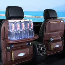 Заредете изображение във визуализатора на галерията – Car organizer for the seat foldable shelf mini car table black - TopMag
