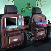 Заредете изображение във визуализатора на галерията – Car organizer for the seat foldable shelf mini car table black - TopMag
