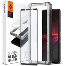 Заредете изображение във визуализатора на галерията – TEMPERED GLASS SPIGEN ALM GLASS FC SONY XPERIA 1 III BLACK - TopMag
