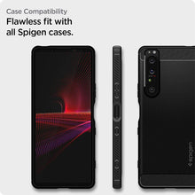 Заредете изображение във визуализатора на галерията – TEMPERED GLASS SPIGEN ALM GLASS FC SONY XPERIA 1 III BLACK - TopMag
