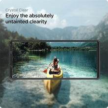 Заредете изображение във визуализатора на галерията – TEMPERED GLASS SPIGEN ALM GLASS FC SONY XPERIA 1 III BLACK - TopMag

