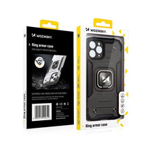 Заредете изображение във визуализатора на галерията – Wozinsky Ring Armor Case Kickstand Tough Rugged Cover for iPhone 13 Pro rose - TopMag
