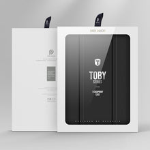 Заредете изображение във визуализатора на галерията – Dux Ducis Toby armored tough Smart Cover for Samsung Galaxy Tab S7 / Tab S8 11'' with a holder for stylus pen black - TopMag

