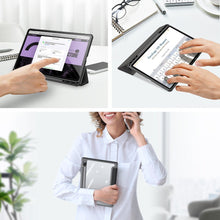 Заредете изображение във визуализатора на галерията – Dux Ducis Toby armored tough Smart Cover for Samsung Galaxy Tab S7 / Tab S8 11'' with a holder for stylus pen black - TopMag
