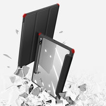 Заредете изображение във визуализатора на галерията – Dux Ducis Toby armored tough Smart Cover for Samsung Galaxy Tab S7 / Tab S8 11'' with a holder for stylus pen black - TopMag
