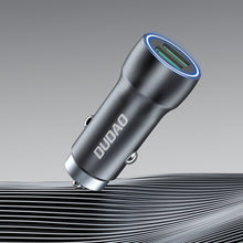 Заредете изображение във визуализатора на галерията – Dudao fast car charger 2 x USB 3A 18W gray (R4+)
