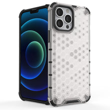 Заредете изображение във визуализатора на галерията – Honeycomb Case armor cover with TPU Bumper for iPhone 13 Pro Max blue - TopMag

