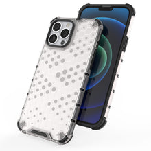 Заредете изображение във визуализатора на галерията – Honeycomb Case armor cover with TPU Bumper for iPhone 13 Pro Max blue - TopMag
