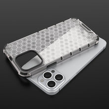 Заредете изображение във визуализатора на галерията – Honeycomb Case armor cover with TPU Bumper for iPhone 13 Pro Max blue - TopMag
