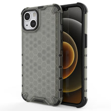 Заредете изображение във визуализатора на галерията – Honeycomb Case armor cover with TPU Bumper for iPhone 13 black - TopMag
