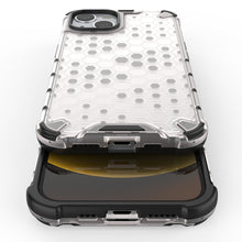 Заредете изображение във визуализатора на галерията – Honeycomb Case armor cover with TPU Bumper for iPhone 13 black - TopMag
