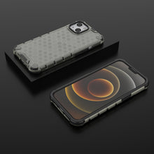 Заредете изображение във визуализатора на галерията – Honeycomb Case armor cover with TPU Bumper for iPhone 13 blue - TopMag
