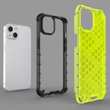 Заредете изображение във визуализатора на галерията – Honeycomb Case armor cover with TPU Bumper for iPhone 13 blue - TopMag
