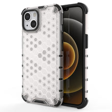 Заредете изображение във визуализатора на галерията – Honeycomb Case armor cover with TPU Bumper for iPhone 13 transparent - TopMag
