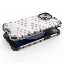 Заредете изображение във визуализатора на галерията – Honeycomb Case armor cover with TPU Bumper for iPhone 13 mini blue - TopMag
