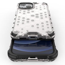 Заредете изображение във визуализатора на галерията – Honeycomb Case armor cover with TPU Bumper for iPhone 13 mini blue - TopMag
