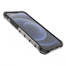 Заредете изображение във визуализатора на галерията – Honeycomb Case armor cover with TPU Bumper for iPhone 13 mini transparent - TopMag
