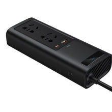 Заредете изображение във визуализатора на галерията – Baseus In-car Inverter 150W (220V CN/EU) black (CRNBQ-A01) - TopMag
