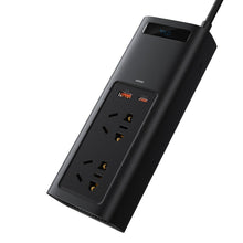 Заредете изображение във визуализатора на галерията – Baseus In-car Inverter 150W (220V CN/EU) black (CRNBQ-A01) - TopMag
