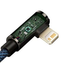 Заредете изображение във визуализатора на галерията – Baseus Legend Mobile Game Elbow Cable USB Type C - Lightning 20W Power Delivery 1m blue (CACS000203) - TopMag
