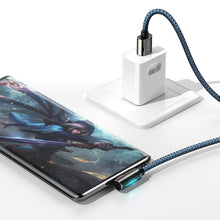 Заредете изображение във визуализатора на галерията – Baseus Legend Series Elbow Fast Charging Data Cable USB - USB Type-C 66W 2m blue (CACS000503) - TopMag
