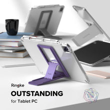 Заредете изображение във визуализатора на галерията – Ringke Outstanding Self-adhesive Universal Folding Tablet Stand Light Gray (SD53240RS) - TopMag
