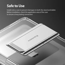 Заредете изображение във визуализатора на галерията – Ringke Outstanding Self-adhesive Universal Folding Tablet Stand Light Gray (SD53240RS) - TopMag
