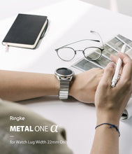 Заредете изображение във визуализатора на галерията – Ringke Metal One α Samsung Galaxy Watch 3 45mm Lug Width 22mm silver (GW-COM-B-22-03) - TopMag
