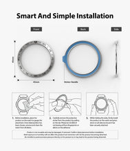 Заредете изображение във визуализатора на галерията – Ringke Bezel Styling case frame envelope ring Samsung Galaxy Watch 3 45mm black (GW3-45-62) - TopMag
