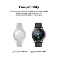 Заредете изображение във визуализатора на галерията – Ringke Bezel Styling case frame envelope ring Samsung Galaxy Watch 3 45mm black (GW3-45-62) - TopMag
