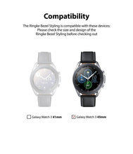 Заредете изображение във визуализатора на галерията – Ringke Bezel Styling case frame envelope ring Samsung Galaxy Watch 3 45mm black (GW3-45-61) - TopMag

