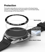Заредете изображение във визуализатора на галерията – Ringke Bezel Styling case frame envelope ring Samsung Galaxy Watch 3 45mm black (GW3-45-61) - TopMag
