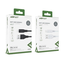 Заредете изображение във визуализатора на галерията – Acefast cable usb a tp lightning 8-pin mfi 2,4a c3-02 1,2m black
