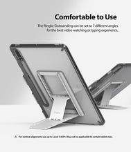 Заредете изображение във визуализатора на галерията – Ringke Fusion Combo Outstanding hard case with TPU frame for Samsung Galaxy Tab S7 11'' + self-adhesive foldable stand grey (FC475R40) - TopMag
