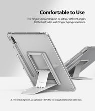 Заредете изображение във визуализатора на галерията – Ringke Fusion Combo Outstanding hard case with TPU frame for Samsung Galaxy Tab S7 11&#39;&#39; + self-adhesive foldable stand transparent (FC475R39) - TopMag
