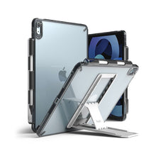 Заредете изображение във визуализатора на галерията – Ringke Fusion Combo Outstanding Hard Case with Gel Frame for iPad Air 2020 + Adhesive Stand Gray (FC485R39) - TopMag
