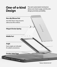Заредете изображение във визуализатора на галерията – Ringke Fusion Combo Outstanding Hard Case with Gel Frame for iPad Air 2020 + Adhesive Stand Gray (FC485R39) - TopMag
