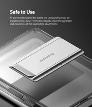 Заредете изображение във визуализатора на галерията – Ringke Fusion Combo Outstanding Hard Case with Gel Frame for iPad Air 2020 + Adhesive Stand Gray (FC485R39) - TopMag

