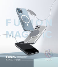 Заредете изображение във визуализатора на галерията – Ringke Fusion Magnetic magnetic hard case with TPU frame for iPhone 12 Pro Max translucent (FSAP0063) (MagSafe compatible) - TopMag
