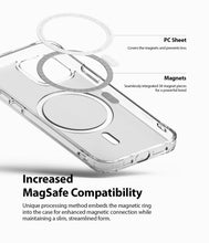 Заредете изображение във визуализатора на галерията – Ringke Fusion Magnetic magnetic hard case with TPU frame for iPhone 12 Pro Max translucent (FSAP0063) (MagSafe compatible) - TopMag
