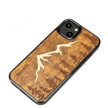 Заредете изображение във визуализатора на галерията – Wooden case for iPhone 13 Bewood Imbuia Mountains
