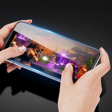 Заредете изображение във визуализатора на галерията – Dux Ducis 10D Tempered Glass Tough Screen Protector Full Coveraged with Frame for iPhone 13 mini transparent (case friendly) - TopMag
