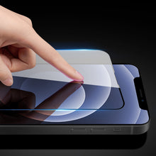 Заредете изображение във визуализатора на галерията – Dux Ducis 10D Tempered Glass Tough Screen Protector Full Coveraged with Frame for iPhone 13 mini transparent (case friendly) - TopMag
